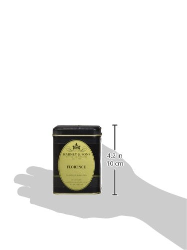 Harney & Sons Chocolate Black Tea, Florence, Hazelnut, 4 Ounce